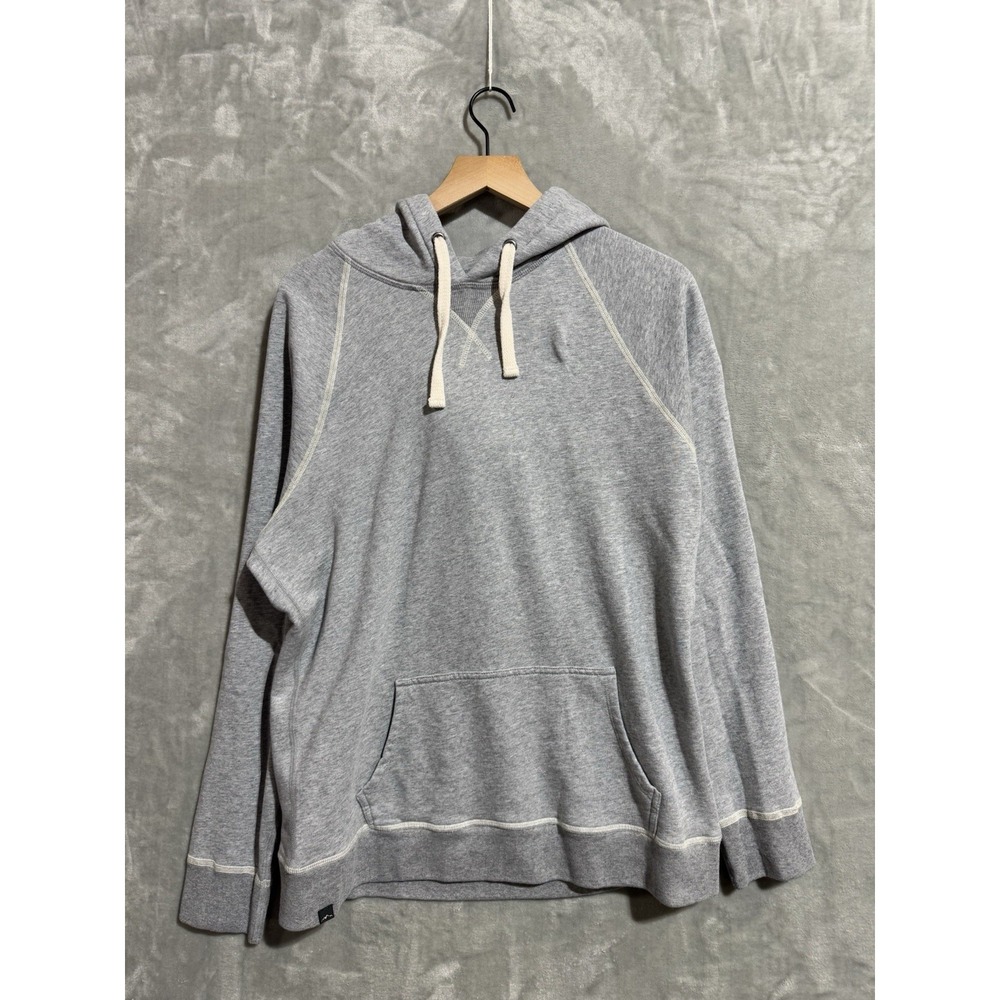 Pistol Lake Hoodie Men's Large Gray‎ Motoring Club Logo USA Made Drawstring